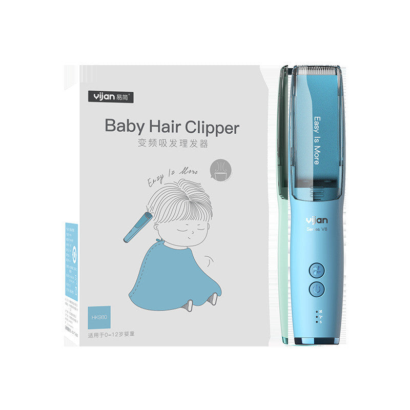 Silent Baby Hair Clipper Automatic Hair Absorption Waterproof Newborn Baby