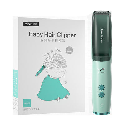 Silent Baby Hair Clipper Automatic Hair Absorption Waterproof Newborn Baby